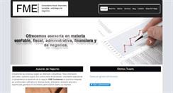 Desktop Screenshot of fmecontadores.com